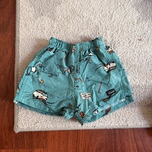 Patagonia Kids' Teal and Purple Shorts